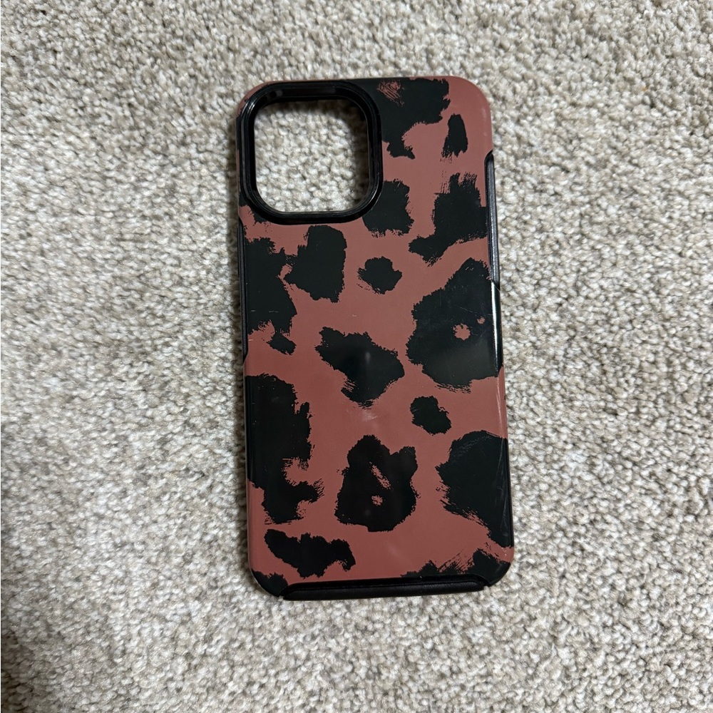 Otterbox Stylish Black and Brown iPhone 12 Pro Max Case